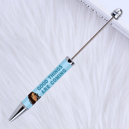 Printed bead pen