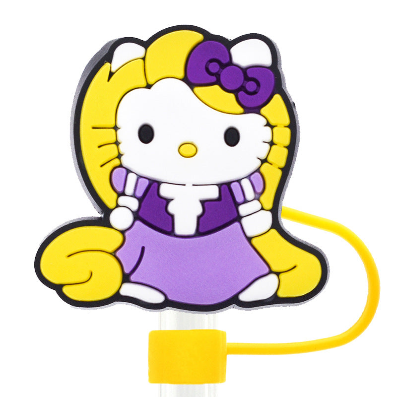 KT cat silicone straw cap