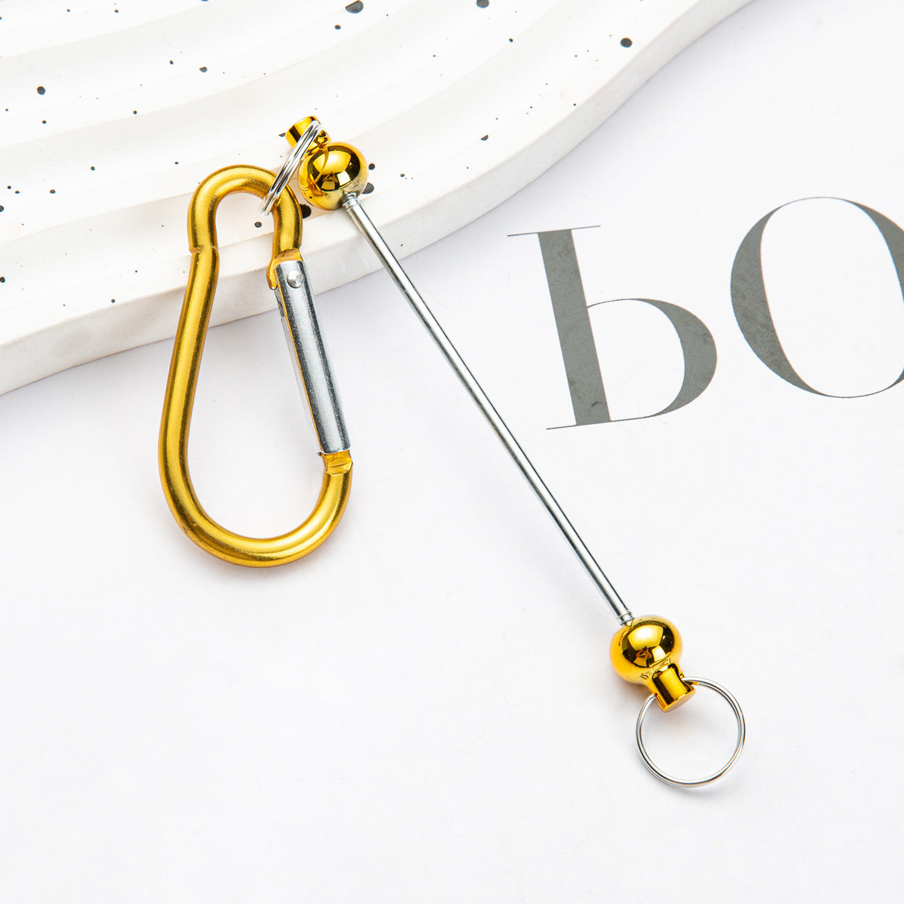 KEY CHAIN DIY mountain buckle D-type lock metal hook