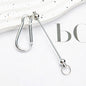 KEY CHAIN DIY mountain buckle D-type lock metal hook