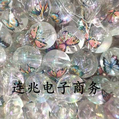 Transparent acrylic beads