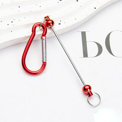 KEY CHAIN DIY mountain buckle D-type lock metal hook