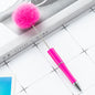 Creative ballpoint pen DIY ball bead pen cute style furry