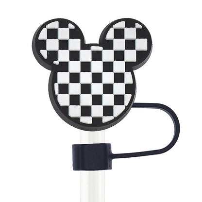 Silicone straw cap   Wearing ears on the head