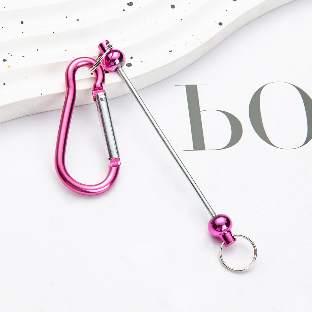 KEY CHAIN DIY mountain buckle D-type lock metal hook