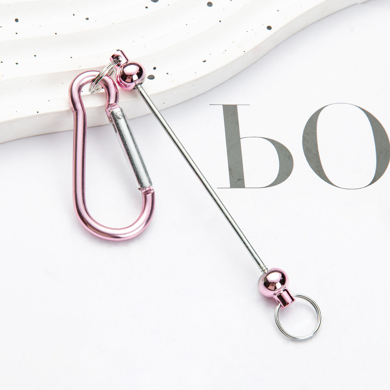 KEY CHAIN DIY mountain buckle D-type lock metal hook