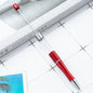 Ballpoint pen plastic bead ballpoint pen