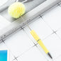 Creative ballpoint pen DIY ball bead pen cute style furry
