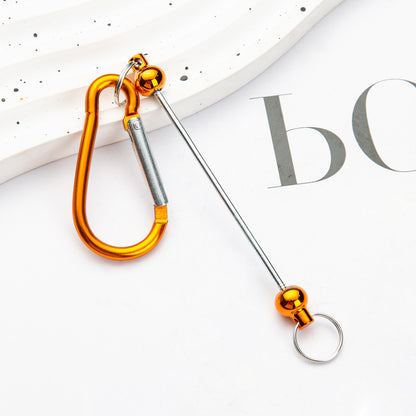 KEY CHAIN DIY mountain buckle D-type lock metal hook