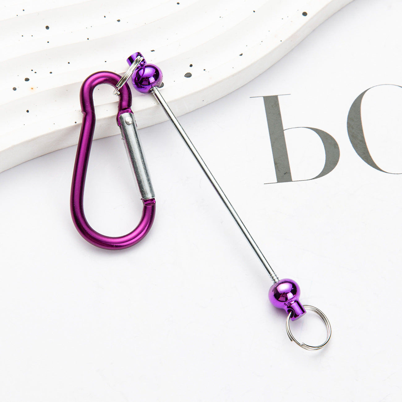 KEY CHAIN DIY mountain buckle D-type lock metal hook