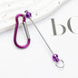 KEY CHAIN DIY mountain buckle D-type lock metal hook