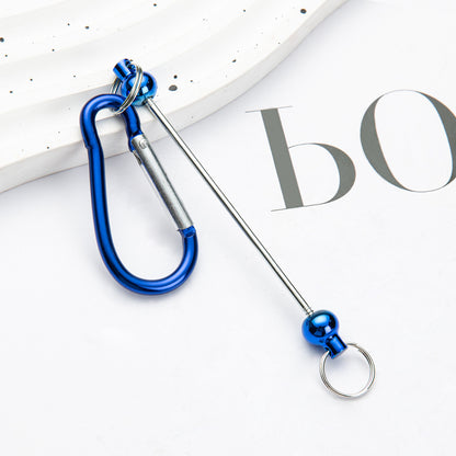 KEY CHAIN DIY mountain buckle D-type lock metal hook