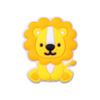 Lion silicone beads