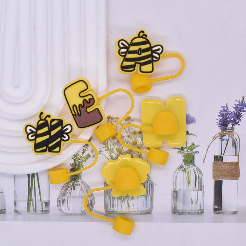 Cartoon Bee Straw Cap