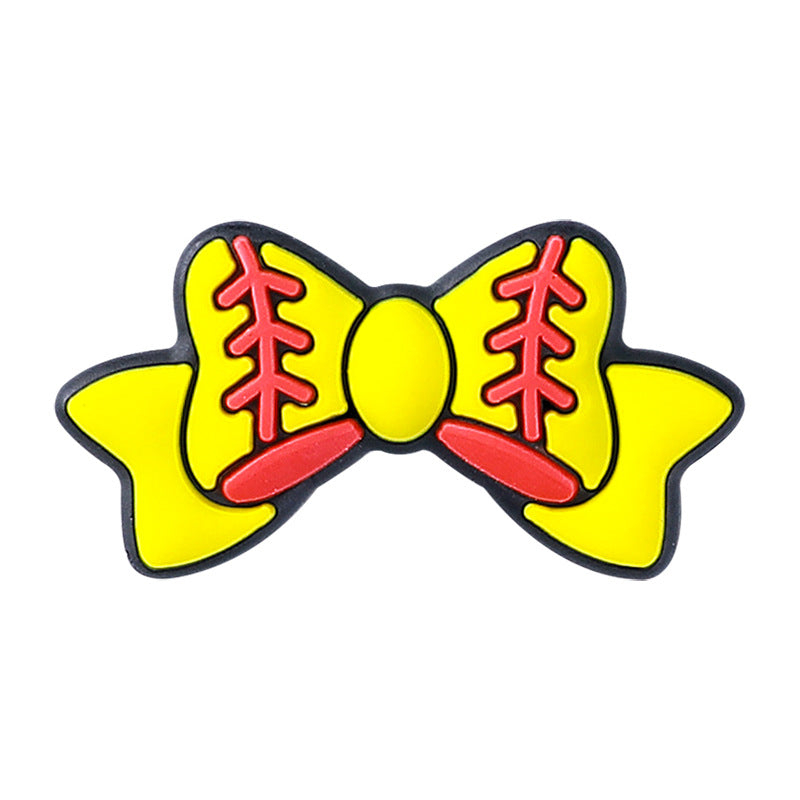 Bow silicone beads