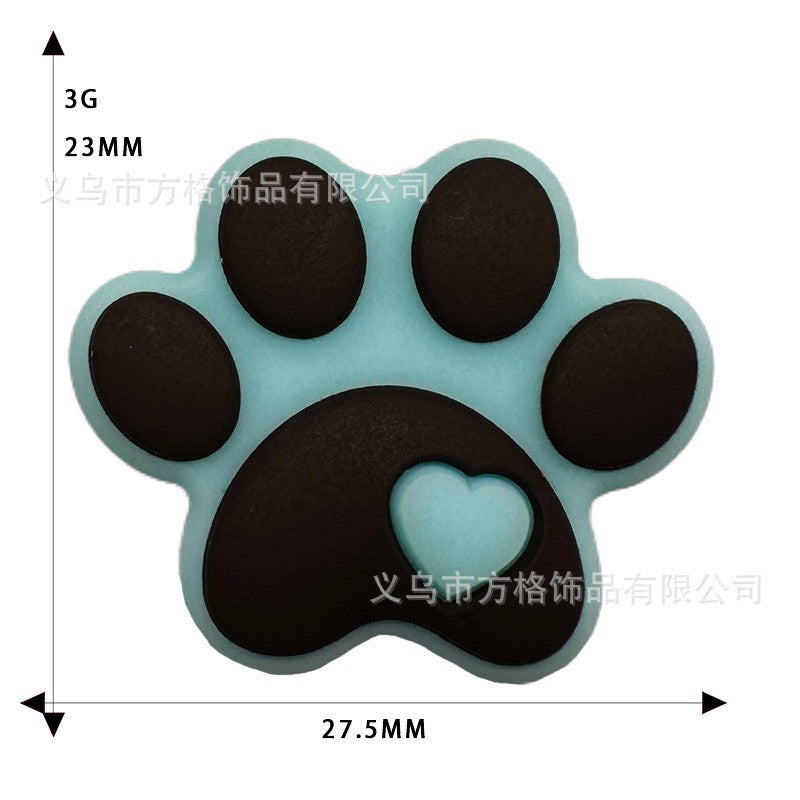 New Bear Paw Gum Beads Silicone Powder Beads