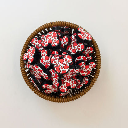 Spotted Mickey Silicone DIY Beads