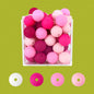 4 colors, 40 mixed dispersion beads