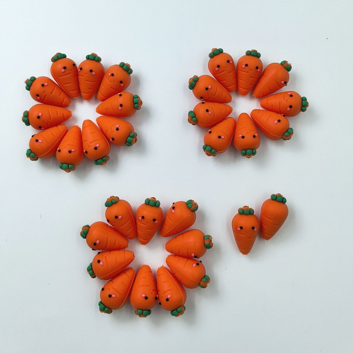 Carrot 3D  silicone cute cartoon
