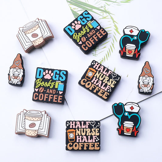 Coffee Silicone Beads