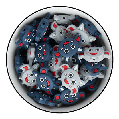 Halloween Pumpkin Silicone Beads