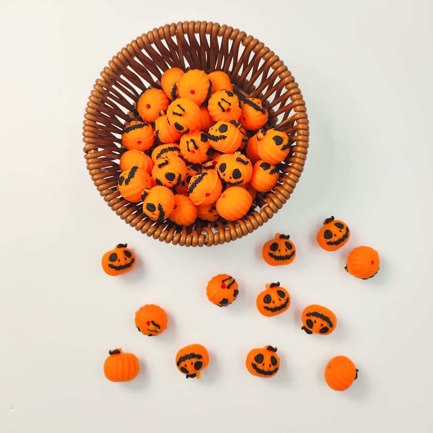 Halloween Pumpkin 3D 3D 3D Silicone Cute Cartoon