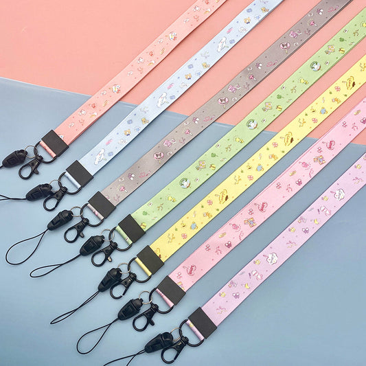 Mobile cartoon lanyard