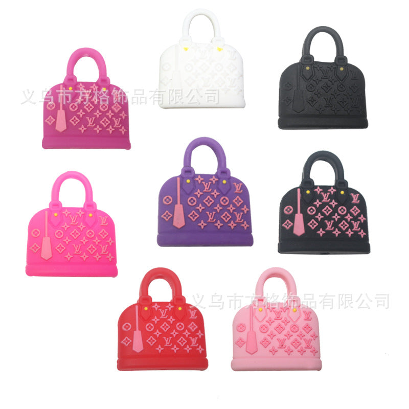 Big brand design bag with silicone beads