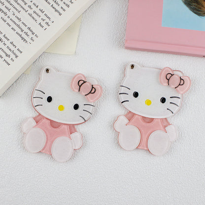 KT cat back sticker phone case