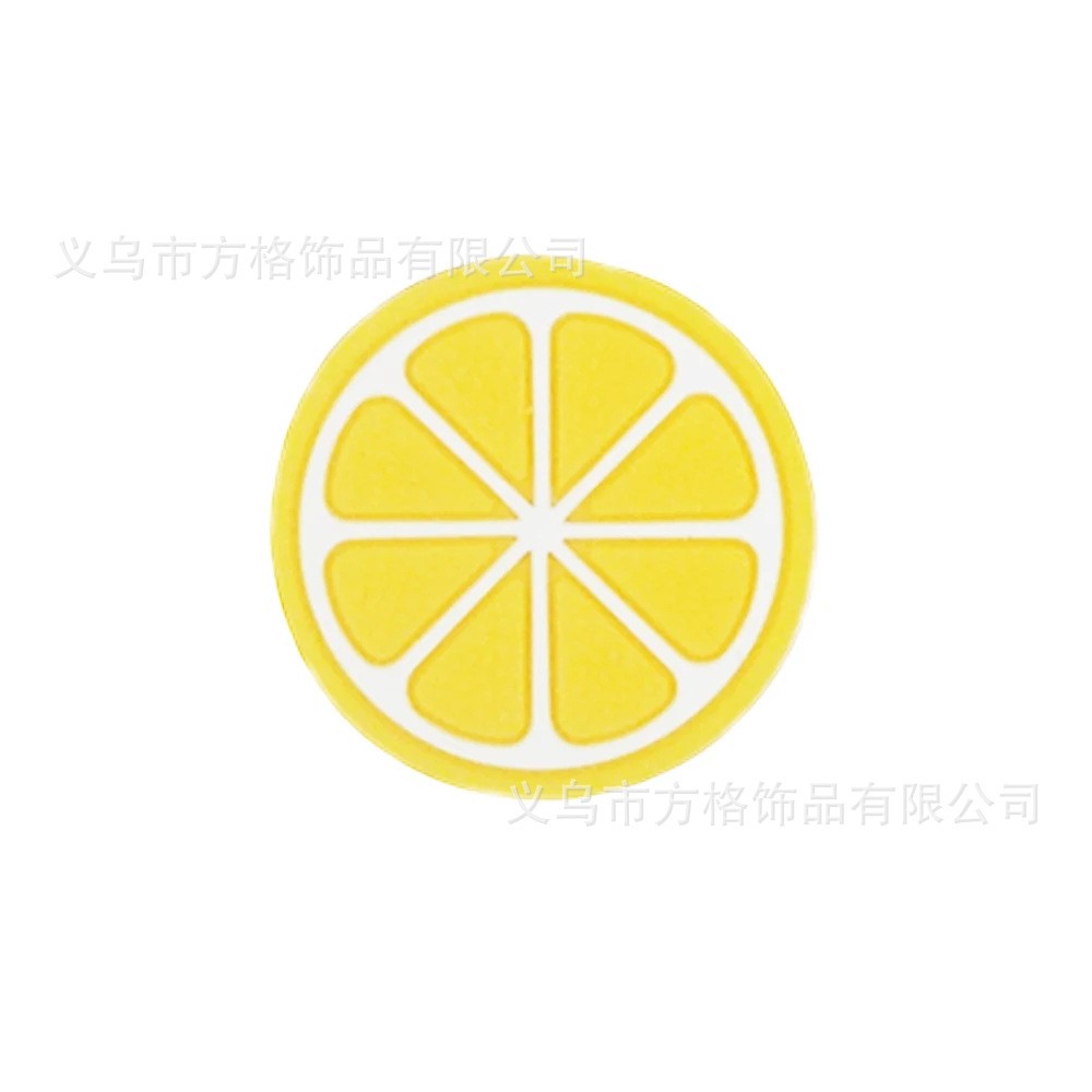 Fruit Lemon Silicone Beads focal