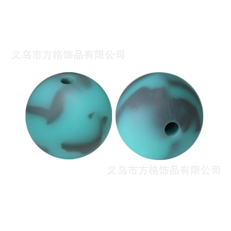 Mixed color silicone beads