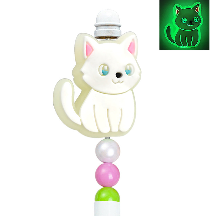 Cat series soft rubber fluorescent focal