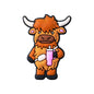 Highland Cow Silicone Beads