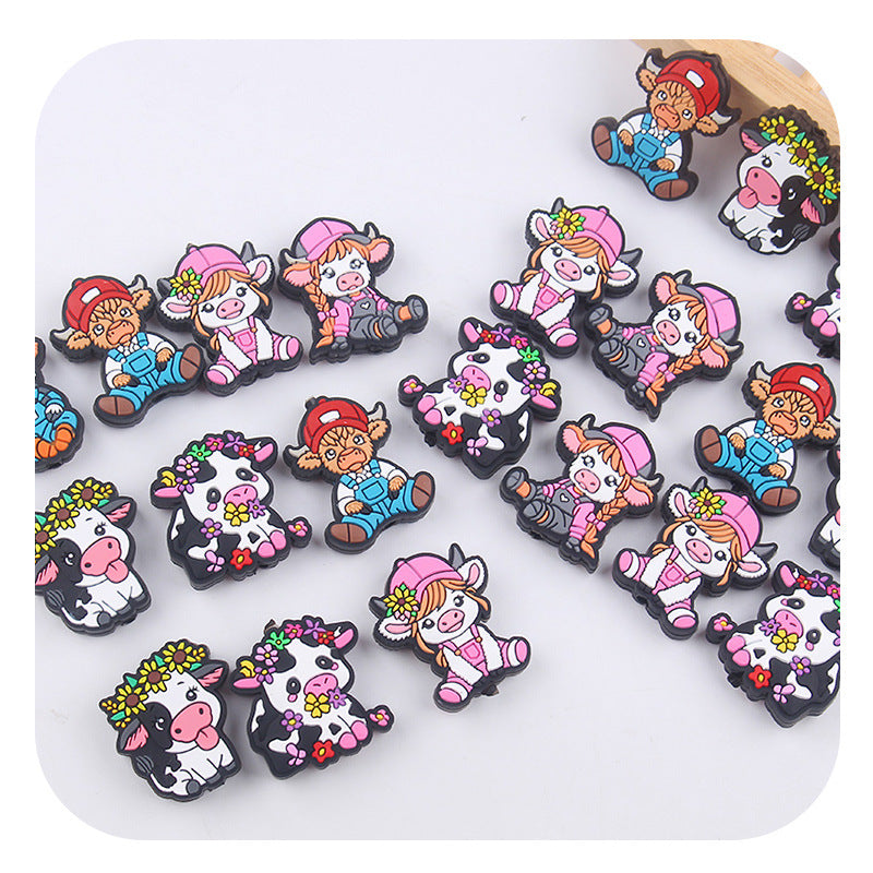 Maternal and child products cartoon animal cow focal