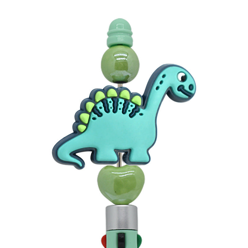 Cartoon dinosaur focal
