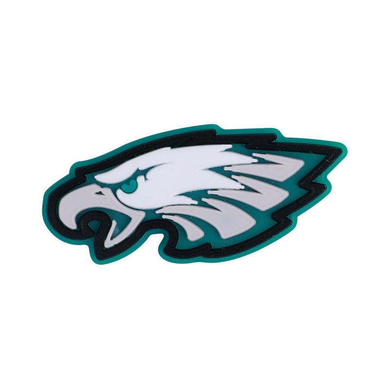 American football team silicone beads