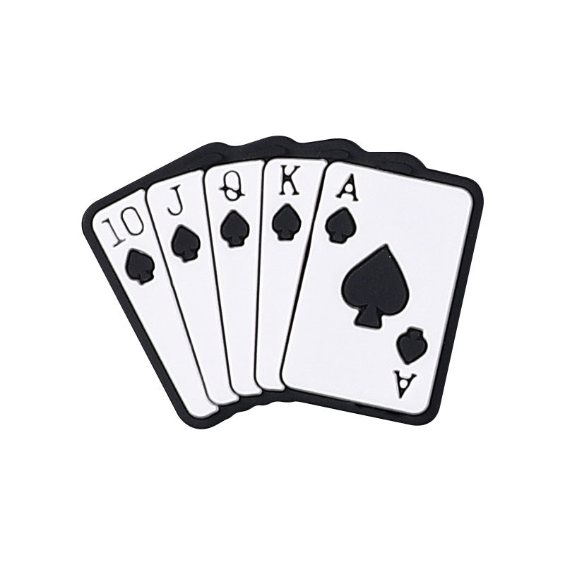 Casino silicone beads