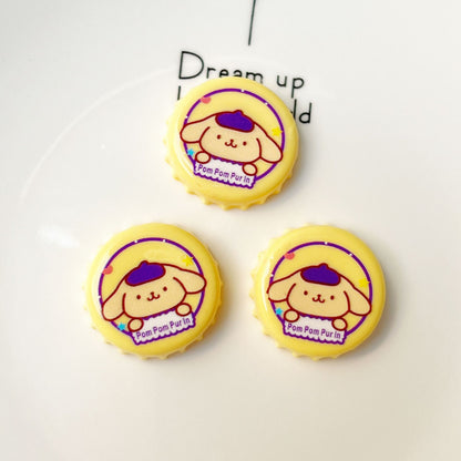 Cartoon bottle cap DIY accessory acrylic bead