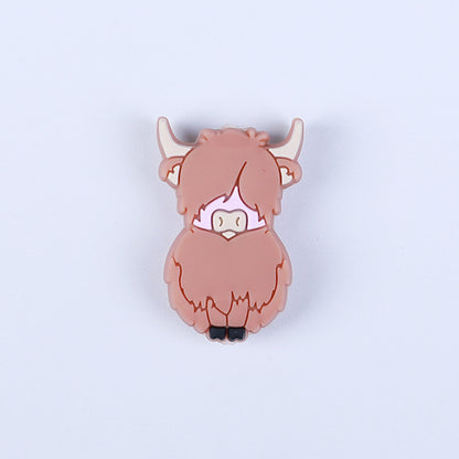 Cartoon silicone beads