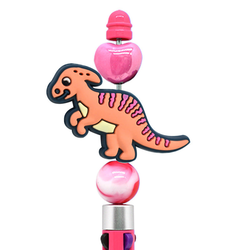 Cartoon dinosaur focal