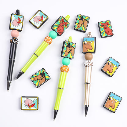 Tarot card creative silicone beads