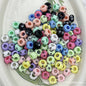 Footprint beads acrylic hollow