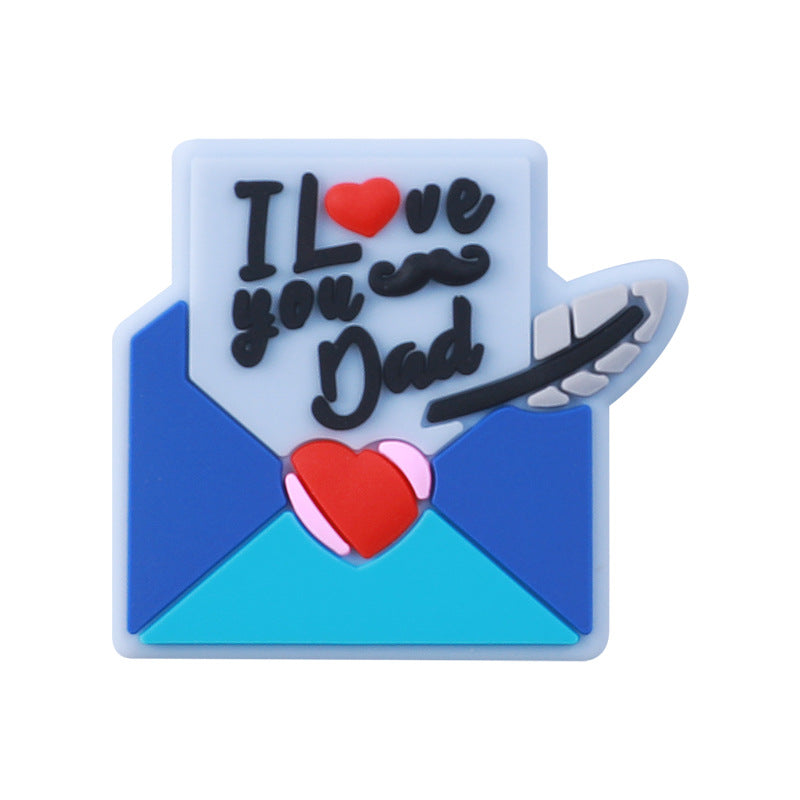 Father's Day Silicone Beads