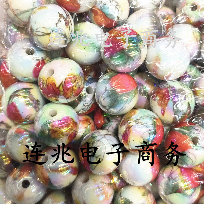Printing strawberry acrylic beads