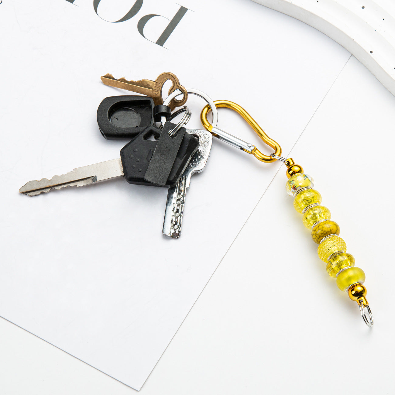 KEY CHAIN DIY mountain buckle D-type lock metal hook