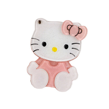 KT cat back sticker phone case