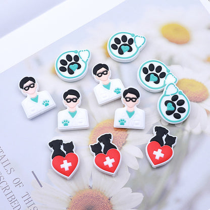 Pet Doctor Silicone Beads focal