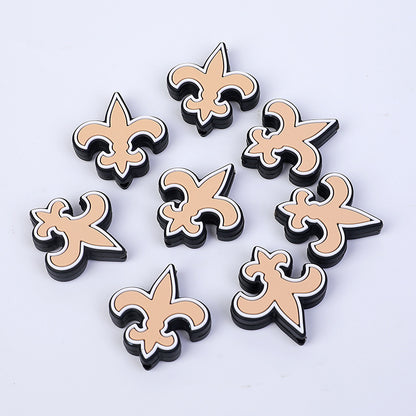 American football team silicone beads