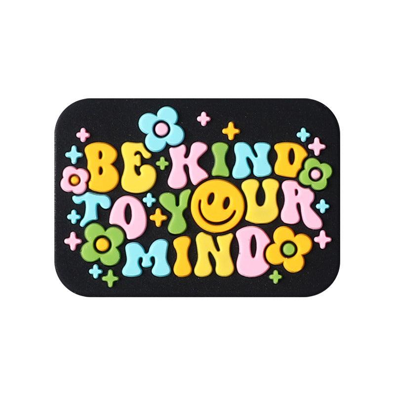 Creative English letter silicone beads