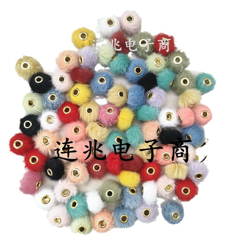 Plush beads acrylic beads